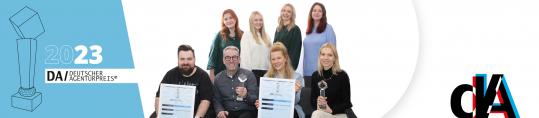 DEUTSCHER AGENTURPREIS 2023 – wir sind Gewinner! DEUTSCHER AGENTURPREIS 2023 – wir sind Gewinner!